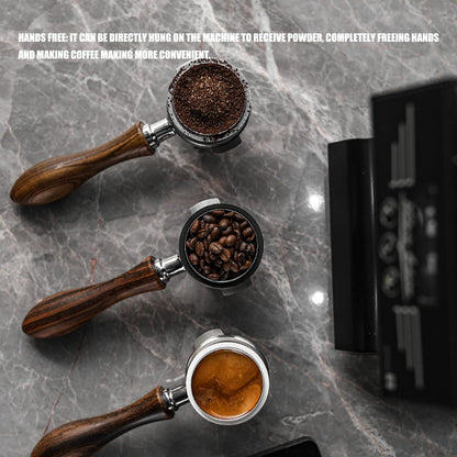 Espresso Dosing Cup Sturdy Stainless Steel Coffee Making Dosing Cup, 150ml 58mm Universal Inverted Coffee Powder Cup for Coffee Machine, 2.7x2.3x2.9in Espresso Cup Release Hand Kit (Silver)