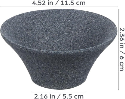 2Pcs Japanese Coffee Filters Ceramic Coffee Dripper Reusable Dripper Paperless Tea Strainer Light Grey, 4.52x4.52x2.36inch