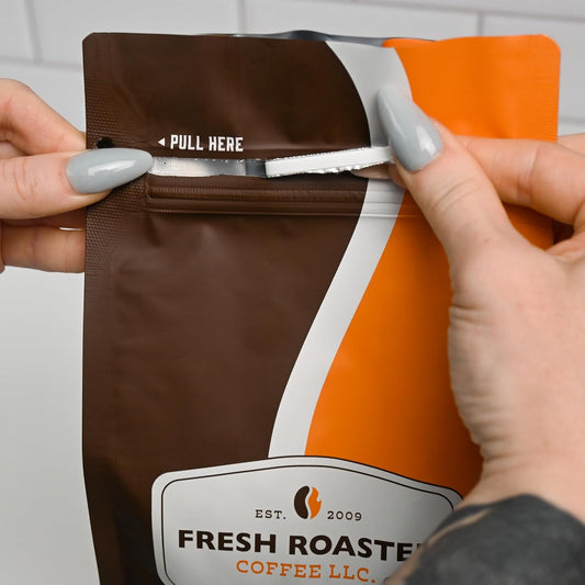 Fresh Roasted Coffee,Seriously Dark Artisan Blend,5 lb Dark Roast, Kosher, Ground