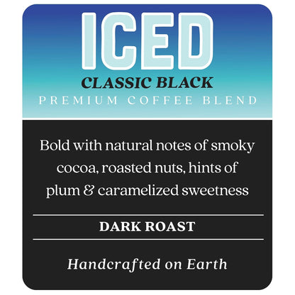 Copper Moon Single Serve Coffee Pods for Keurig K-Cup Brewers, Classic Black Brew Over Ice, 20 Count