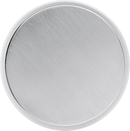 Normcore 51mm Espresso Coffee Tamper V4, Spring Loaded Tamper With Stainless Steel Flat Base, 15lb / 25lb / 30lbs Replacement Springs, Anodized Aluminum Stand, Non-stick coating White