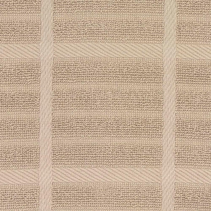 All-Clad Solid & Coordinate Kitchen Towels: Highly Absorbent, Super Soft Long Lasting 100% Cotton, 17" x 30" Tea Towels for Cleaning & Drying Dishes, Pans, Glassware, Countertops, 4-Pack, Cappuccino