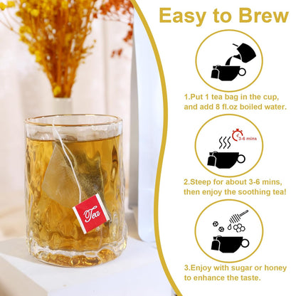 TEARELAE - Dandelion Leaf & Root Tea - 60 Counts Premium Dandelion Leaf and Root Tea Bags - Support Kidney, Aid in Digestion - Non-GMO - Caffeine-Free