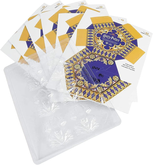 Cinereplicas Harry Potter - Chocolate Frog Mold (6 Wizard Card, 6 DIY Boxes) - Official License