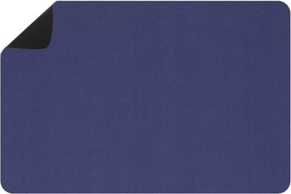 uxcell Silicone Mats for Kitchen Counter, 23.6" x 15.7" Non-Slip Countertop Protector Mat Heat Resistant Coffee Mat Waterproof Table Placemat, Dark Blue