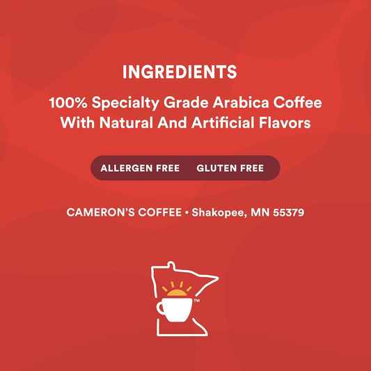 Cameron's Coffee Roasted Whole Bean Coffee, Flavored, Jamaican Me Crazy, 4 Pound