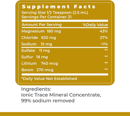Premier Research Labs Premier pH Minerals - Trace Minerals, Trace Mineral Drops, Minerals for Water, Magnesium Supplement for Distilled Water, Reverse Osmosis Water, Liquid Concentrate - 2 fl oz