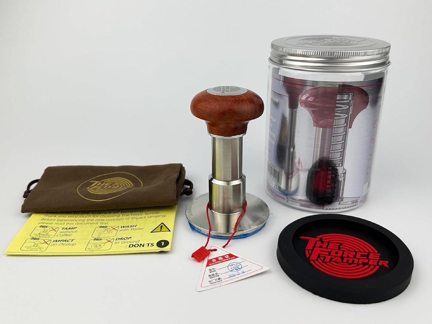 The Force Tamper Automatic Impact Coffee Tamper Standard Set (Jelly,53.00mm