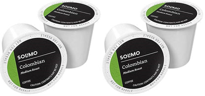 Amazon Brand - Solimo Medium Roast Coffee Pods, Colombian, Compatible with Keurig 2.0 K-Cup Brewers, 100 Count (Pack of 2)