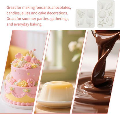 2 Pcs Mini Lemon Fondant Molds,Summer Fruit Silicone Molds for Gummy,Baking Cake,Cupcake Topper DIY Crafts