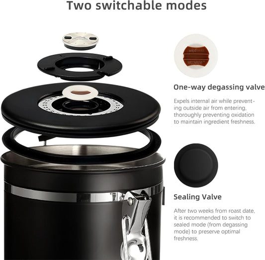 ShanSon Seal Valve 12pcs Set Airtight & Freshness Preservation Fits Various Coffee Containers Long-Lasting Lock Essential for Home Coffee Storage