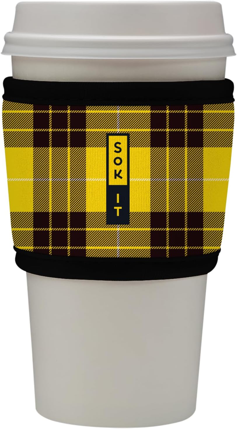 Sok It HotSok Coffee & Tea Reusable Insulated Neoprene Cup Sleeve (Clueless)
