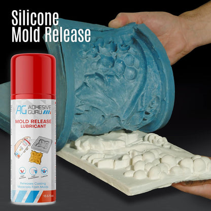 Silicone Mold Release Spray (13.5 fl oz / 400ml) Release Agent for Epoxy Resin, Candle & All Molds | Smooth, Non-Stick Lubricant for Easy Removal | 1 Pack