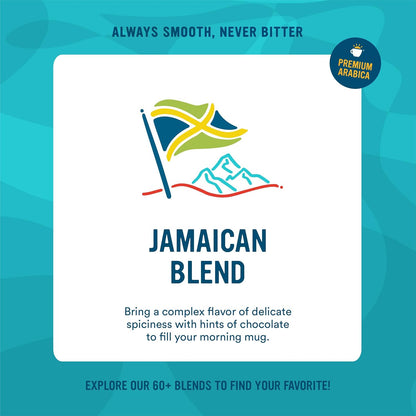 Cameron's Coffee Single Serve Pods, Jamaican Blend, 12 Count (Pack of 6)