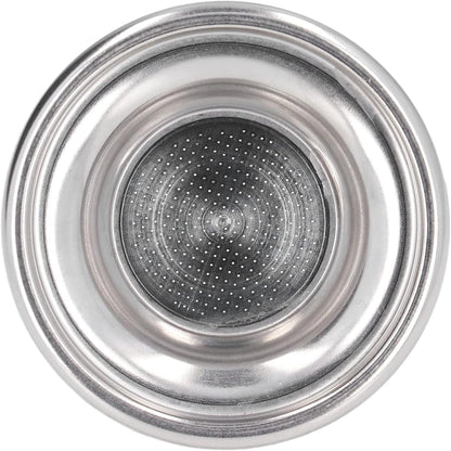 58mm Portafilter Filter Basket, 1 Cup Single Wall Coffee Maker Coffee Powder Filter, Porous Stainless Steel Coffee Filter for Extraction, Coffee Machine Accessories