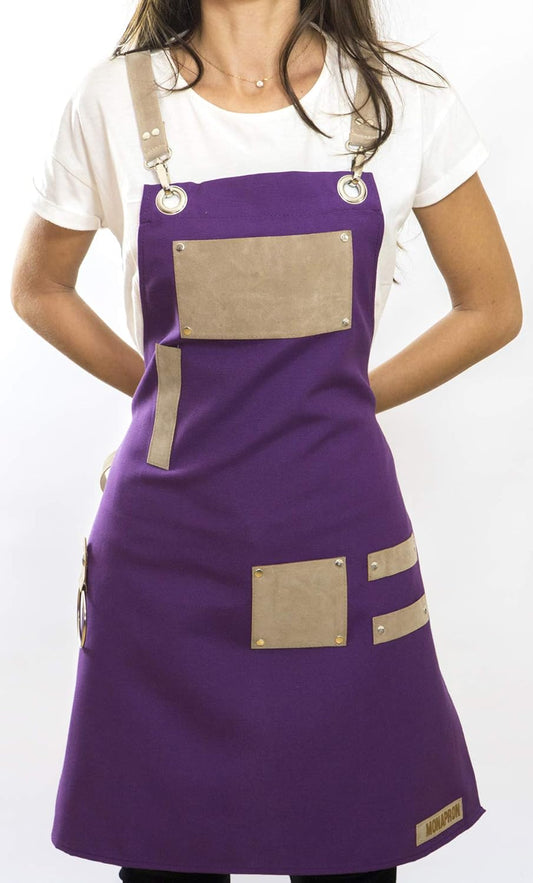 Men and Women Apron for Kitchen, Gardening, Artist, Chef, Work | Canvas, Waterproof, Adjustable Straps Unisex