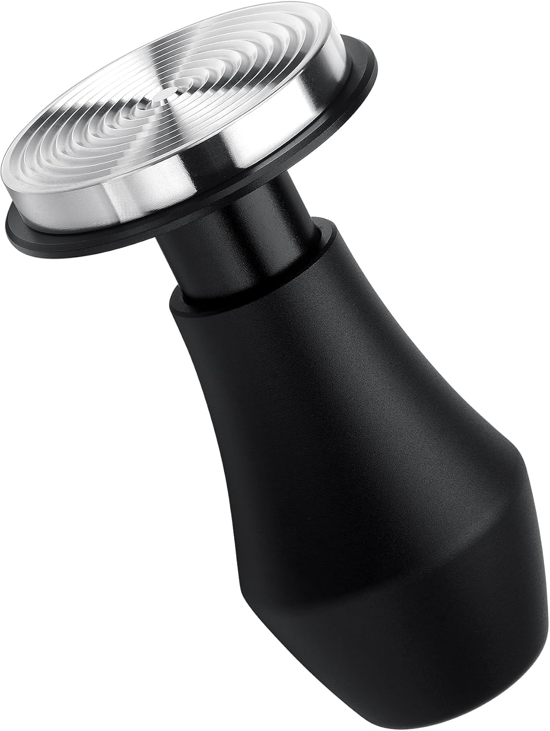 Normcore 51mm Espresso Coffee Tamper with Ripple Base - Spring Loaded Tamper - 15lb / 25lb / 30lbs Replacement Springs - Anodized Aluminum Handle and Stand