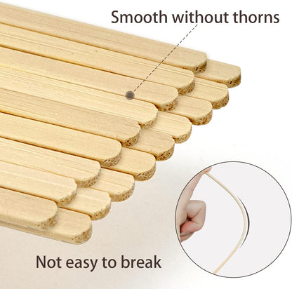 100Pcs Bamboo Coffee Stirrers Individually Wrapped – Coffee Stir Sticks 5.5 Inch, Stir Sticks For Coffee Bar, Disposable Stir Sticks for Coffee and Cocktail