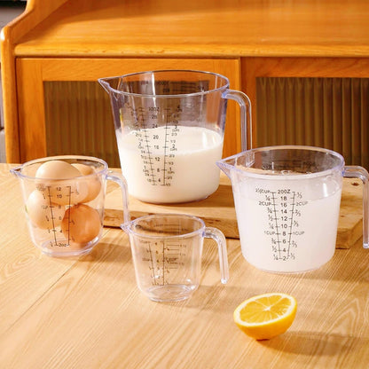 7x Stainless Steel Measuring Cups with 6x Measure Spoons Set,4x Plastic Measurings Cups for Liquids,Kitchen Gadgets for Cooking & Baking Utensils(17Pcs)