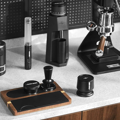 MHW-3BOMBER 58mm Espresso Distributor, Height Adjustable Espresso Distribution Tool, Coffee Distributor with Non-slip Pattern, 58.35mm Espresso Leveler for 58mm/58.3mm/58.5mm Portafilter,T5248L4-OS