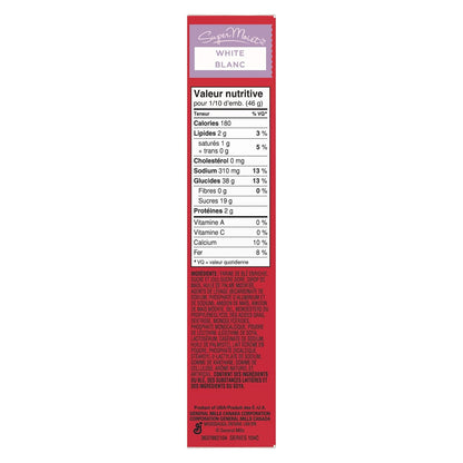 Betty Crocker, SuperMoist White Cake Mix, 461g/16.3oz.