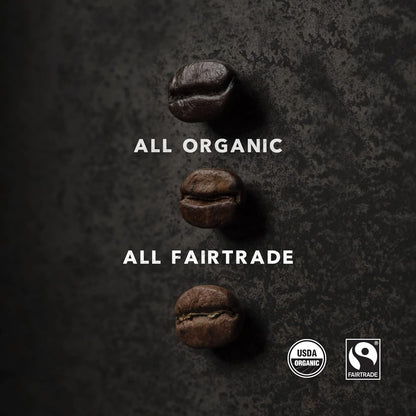 Kicking Horse Coffee Grizzly Claw, Dark Roast, Ground, Certified Organic, Fairtrade, Kosher, Black, 60 Oz, Pack of 6