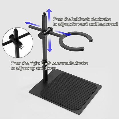 AUNMAS Adjustable Aluminum Alloy Pour Over Coffee Stand Dripper Station, Easy To Operate, Portable for Home and Office Use