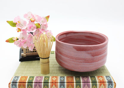 Japanese Traditional Handcrafted Matcha Chawan Tea Bowl Cup Ceremony Tableware Pottery (Guren)