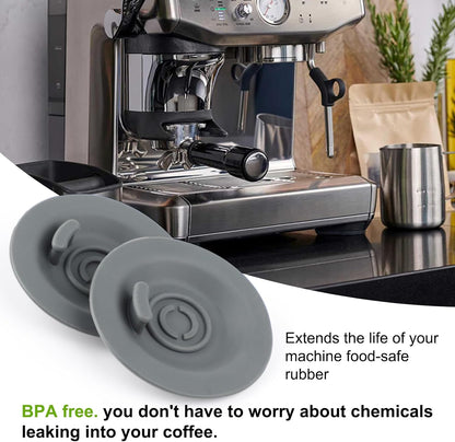 2Pack 54mm Espresso Backflush Cleaning Disc for Breville BES870XL/878/880/810BSS/840XL Machines,Professional Coffee Machine Accessories with Durable Silicone Compatible with Cleaning Tablets