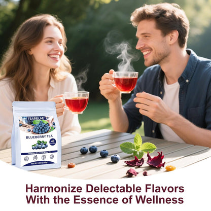 TEARELAE - Blueberry Tea, 40 Count - Premium Blueberry Tea Bags with Hibiscus, Mint & Raisins - Refreshing Taste - Non-GMO - Caffeine-Free