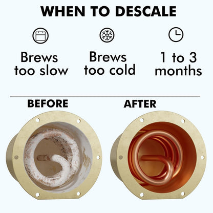 10 Uses DeLonghi Compatible Descaling Solution, Specially Designed to Clean Delonghi Coffee Machines and Maker - 33.8oz Espresso Coffee Maker Cleaner, Coffee Pot Cleaning Limescale Remover
