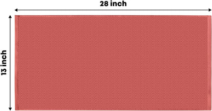 Artoid Mode 100% Cotton Red Waffle Weave Kitchen Dish Cloths, 13x28 Inch Ultra Soft Absorbent Quick Drying Kitchen Dish Towels Set of 4