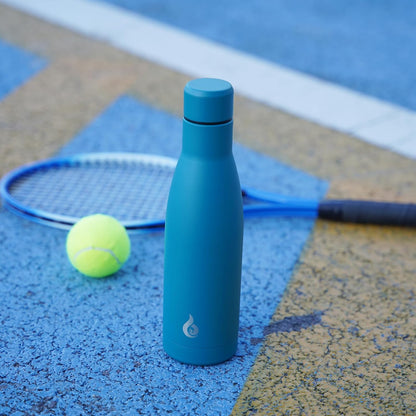BJPKPK Insulated Water Bottle 17oz Stainless Steel Water Bottles Dishwasher Safe Reusable Metal Thermos Keep Cold and Hot,Laguna