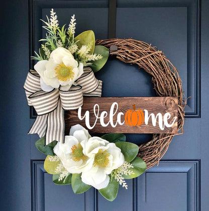 Fall Stencils for Painting on Wood Pumpkin Stencil Reusable Autumn DIY Crafts Stencils for Door Mats Porch Hanger Fabrics Decor