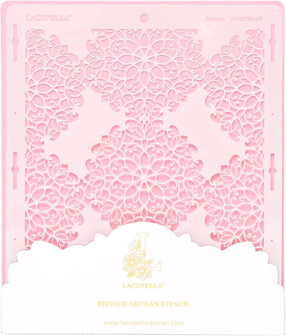 Cake Decorating Stencil for Tall Buttercream Cake, Royal Icing, Ganache, Paint, Airbrush (Darla)