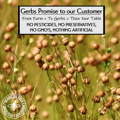 GERBS Ground Flax Seed Meal, 16 Ounce Bag, Top 14 Food Allergy Free, Non GMO, Vegan, Keto, Paleo Friendly
