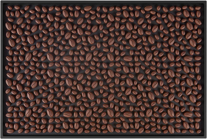 Rubber Bar Mat 18"x12", Black – Durable, Non-Slip, Non-Toxic Spill & Drying Mats for Bars,Restaurants,Coffee Shops, Countertops & Tabletops Hairdressing Tool Protective pad.Easy to clean,
