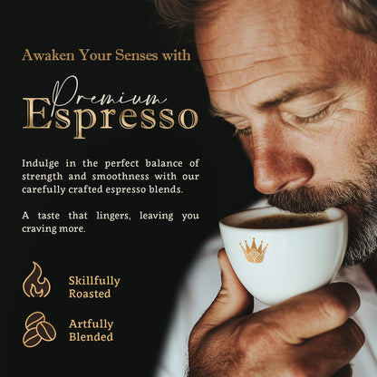 Espresso Coffee Beans – Medium Roast, Organic, Single Origin, 100% Arabica – Bold Flavor & Smooth Finish – Furious Espresso by Coffea Flavor