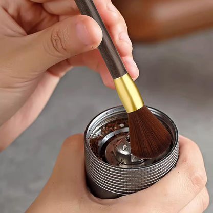Coffee Cleaning Brush, 16.7x1.58CM Coffee Machine Brush Coffee Accessories Cleaning Brush Barista Brush for Coffee Grinder and Espresso Machine with Vegan Brush Hair
