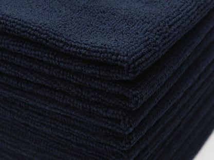 Microfiber Dish Cloths Fast Drying Kitchen Cleaning Cloth Dish Rags Dust Cloths Ultra Absorbent Lint Free Washcloths 12inch x 12inch 10 Pack (Black)