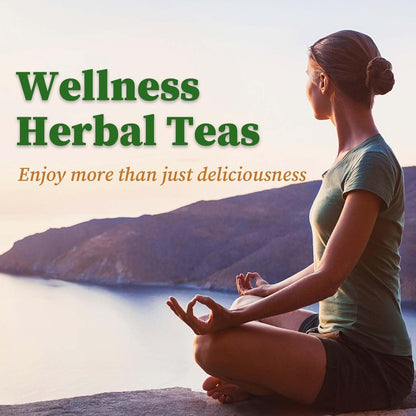 FullChea - Holy Basil Tea Bags, 40 Tulsi Teabags, 2g/bag - Premium Holy Basil Leaves - Non-GMO - Caffeine-free - Support Digestion & Boost Immunity