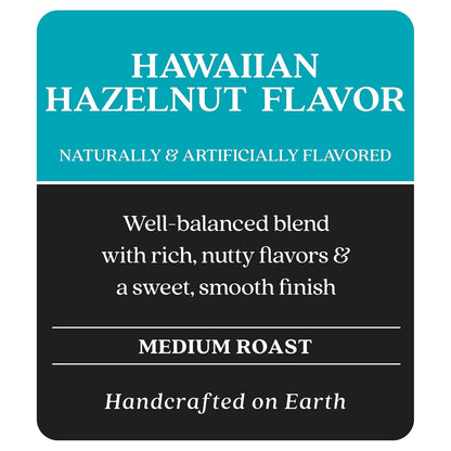 Copper Moon Medium Roast Whole Bean Coffee, Hawaiian Hazelnut Blend, 2 Lb