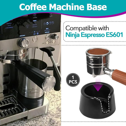 Coffee Tamper Base for Ninja Espresso ES601, Compatible with Handheld Portafilters Espresso, Protect the Countertop, Press Evenly, Tamper Tools for Ninja Espresso Coffee Machines