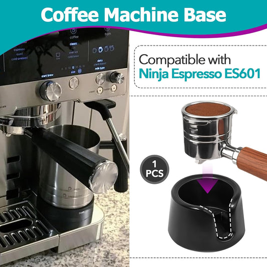 Coffee Tamper Base for Ninja Espresso ES601, Compatible with Handheld Portafilters Espresso, Protect the Countertop, Press Evenly, Tamper Tools for Ninja Espresso Coffee Machines