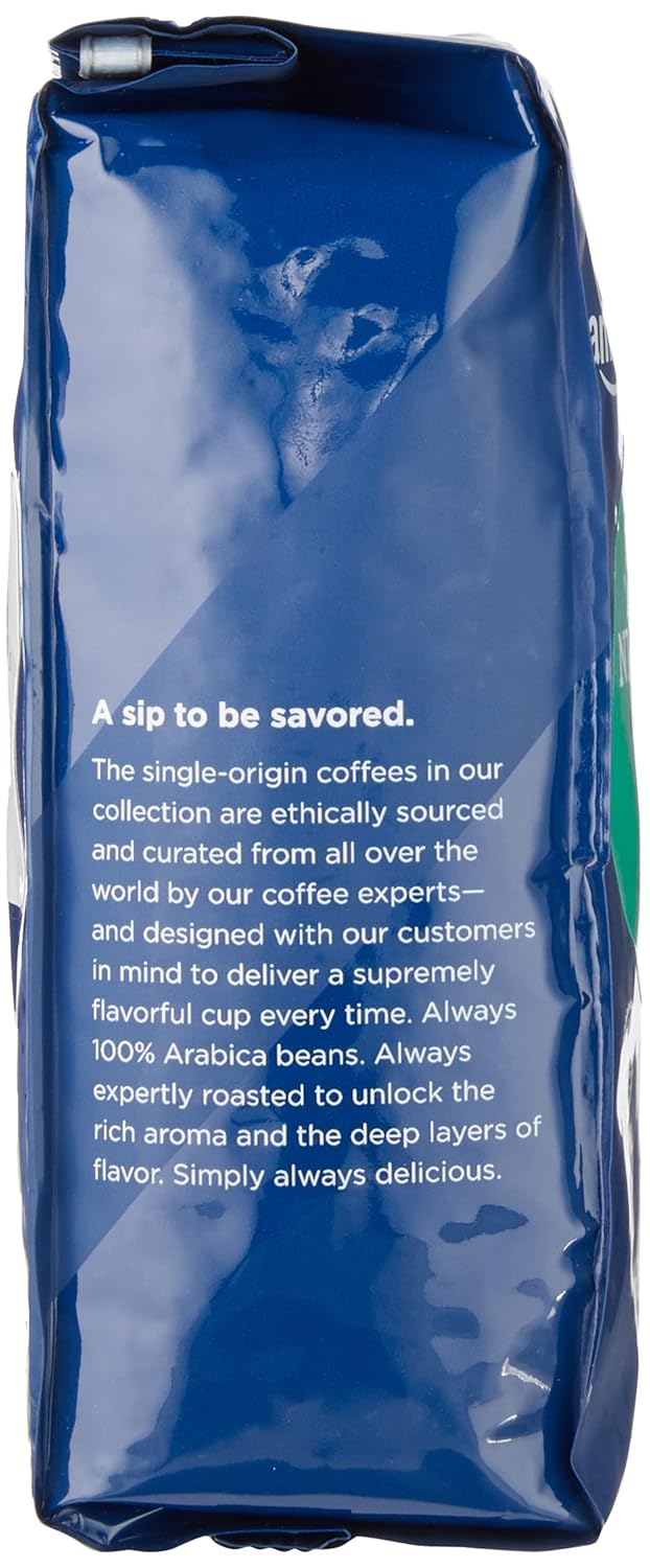 Amazon Fresh, Nicaragua Whole Bean Coffee, Medium Roast, 12 Oz