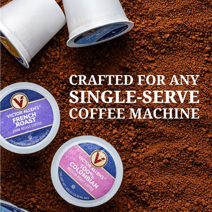 Victor Allen's Coffee Seattle Dark, Dark Roast, 42 Count, Single Serve Coffee Pods for Keurig K-Cup Brewers