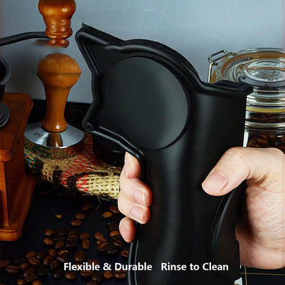 Coffee Tamper Mat Silicone Corner Tamping Mat (Coffee Cat)
