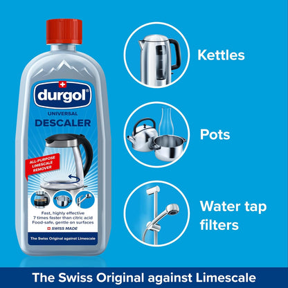 Durgol Universal, Multi-Purpose Descaler and Decalcifier for Household Items, 16.9 Fluid Ounces (Pack of 2)