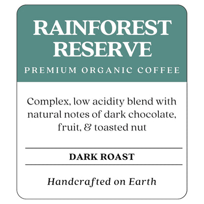 Copper Moon Single Serve Coffee Pods for Keurig K-Cup Brewers, Dark Roast, Rainforest Reserve Blend, 72 Count