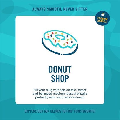 Cameron's Coffee Roasted Whole Bean Coffee, Donut Shop, 28 Ounce